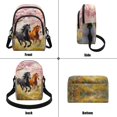thumbnail image 7 of TSOVTHRID Horse Cherry Blossom Print Women's Crossbody Bag Small Cell Phone Crossbody Wallet Purse Shoulder Bag for Women Travel Dating Shopping, 7 of 7
