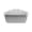 Gray, variant on Plastic Wall Mount Planter, Window Box Planter, Rectangular Faux Leather Texture Wall Mounted Flower Pot, Weather Resistant Indoor Outdoor Balcony Patio Garden Planter