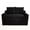 Black, variant on Convertible Sofa Bed,Compression Sofa,Corduroy Fabric Loveseat Sofa Floor Sofa Bed for Small Spaces, Apartments,No Assembly,Orange