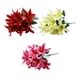 thumbnail image 5 of Flores artificiales de seda Matsuzay Rosa profundo 45 cm, 5 of 6