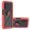thumbnail image 3 of SaniMore Case for Samsung Galaxy A13 5G 6.5" 2021 Release, Rugged PC Backplane Shockproof TPU Bumper 360° Rotatng Ring/Kickstand Anti-drop Heavy Duty Protective Case For Samsung Galaxy A13 5G, Red, 3 of 5