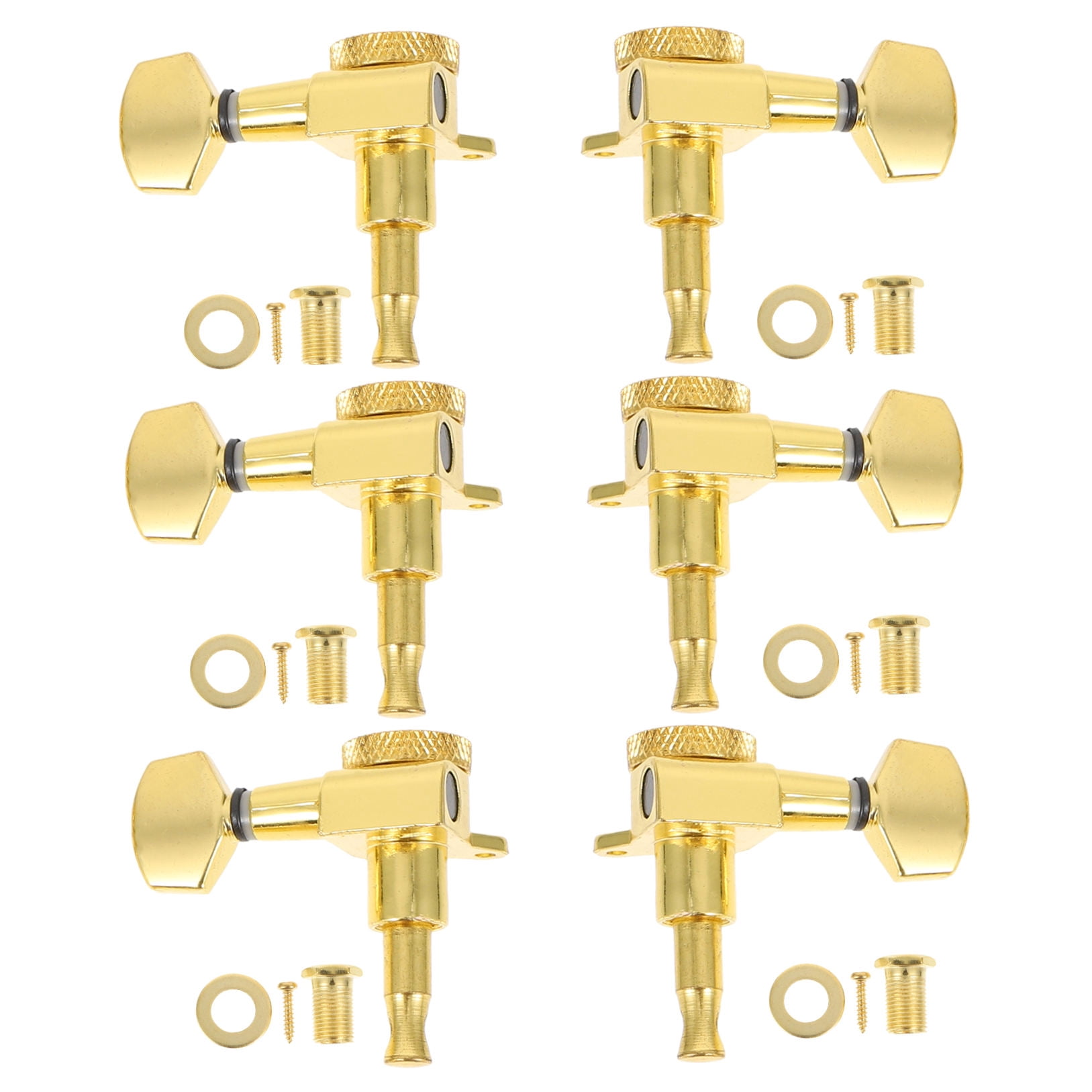 unbranded  6 Pcs Knobs Guitar Tuners String Button Replacement