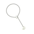 thumbnail image 4 of Stylish Star Moon Adjustable Necklace Fashion Accessory for Women Heart Love Rings Punk Rock Cuban Lariat Designs, 4 of 8