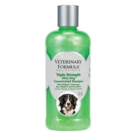 UPC: 0736990012159 | Veterinary Formula Solutions Triple Strength Dirty Dog Concentrated Shampoo  17 oz – Dirtrepel Technology Cleans Extra Dirty and Smelly Dogs