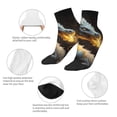 thumbnail image 5 of Pofeuu Golden White Fire Dragon Print 30cm Socks, Adult Running Hiking Socks for Youth and Adult, 5 of 7