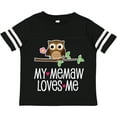 thumbnail image 3 of Inktastic My Memaw Loves Me Grandkids Owl Girls Toddler T-Shirt, 3 of 5
