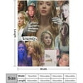 thumbnail image 2 of Sydney Sweeney Blanket Ultra Soft Flannel Fleece Blanket Stylish Bedroom Living Room Sofa Warm Blanket All Season Use 40"*50" （100 * 130cm）, 2 of 6