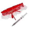 thumbnail image 4 of Disfraz de Enfermera Diadema Liga Jeringa de Bolígrafo Elegante Cosplay, 4 of 9