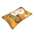 thumbnail image 3 of EasygdpWhite Floral And Butterflies Polyester Fiber Double-Sided Pillowcase,Super Soft,Comfortable And Luxurious Pillowcase,Not Easy To Break Or Deform- 20"X30", 3 of 9