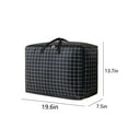 thumbnail image 3 of Moocorvic Extra Large Storage Bag Water Thickened Moving Bag Folding Organizer Bag With Strong Handles&Zippers For Bedding Comforters Blanket Clothes 35L, 3 of 9
