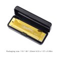 thumbnail image 2 of 10 Hole 20 Tone Harmonica Portable Harmonica Adults Gift 10 Hole 20 Tone Harmonica (Yellow), 2 of 8