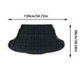 thumbnail image 3 of Floor Mats For Honda CR-V 2007 2008 2009 2010 2011, Custom Full Coverage Cargo Mat Trunk Liner, All-Weather Protection Waterproof Trunk Mat-black, 3 of 7