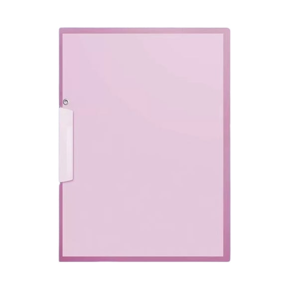 Qyaukm 1Pc Report Cover, Report Covers with 3-Prong Fasteners, Presentation Folders for A4 and Letter Size Paper, Clear Front Report Covers Binder Bulk for Classroom Business Pink, 1 Folder