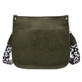 thumbnail image 1 of Bolso bandolera Bolso de piel para mujer Bolso bandolera Bolso cubo para mujer, correa ajustable, 1 of 5