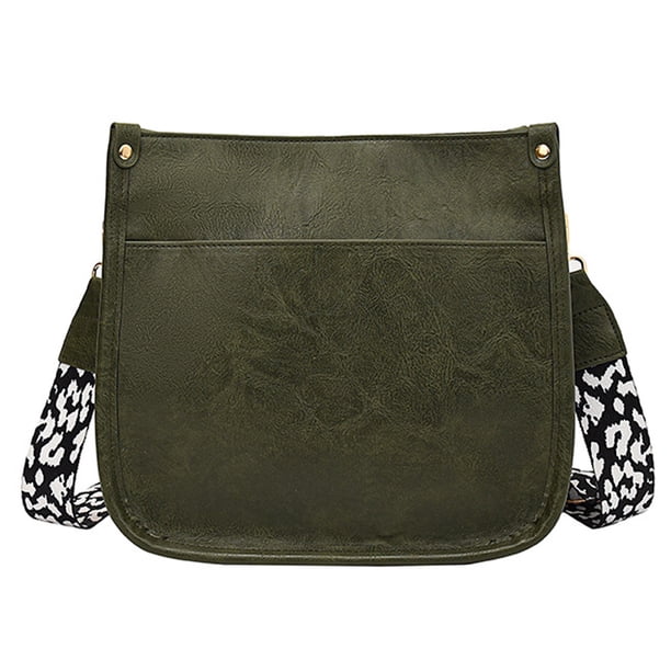Bolso bandolera Bolso de piel para mujer Bolso bandolera Bolso cubo para mujer, correa ajustable