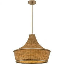 QP6770BGD Quoizel Lighting Solebay - 3 Light Pendant-18 Inch Tall and 21.75 Inch Wide