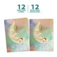thumbnail image 5 of Tree-Free Greetings Christmas Greeting Card 12 Pack, 5x7, Christmas Dreams (HP25174), 5 of 6