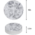 thumbnail image 1 of RYLABLUE Gray Cloud Set of 4 Round Coaster for Drinks, Absorbent Ceramic Stone Coasters Cup Mat with Cork Base for Home Kitchen Room Coffee Table Bar Decor, 1 of 5