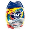 thumbnail image 3 of TUMS Chewy Bites Chewable Antacid Tablets with Gas Relief, Lemon/Strawberry, 54 Count, 3 of 6