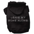 thumbnail image 3 of Pet, Dog  Cat Hoodie Rhinestone, "Leave My Bone Alone", 3 of 6