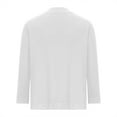 thumbnail image 4 of RYRJJ Women's 3/4 Sleeve Sweater Cropped Cardigan Jackets Knit Open Front Short Bolero Shrugs for Dresses Tops Solid Lightweight Soft(White,S), 4 of 5