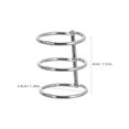 thumbnail image 2 of SWETRACE 8Ud Anillos De Encuadernación Para Organizadores De Con Compacto En Plata, 2 of 8