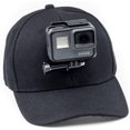 thumbnail image 1 of Gorra de béisbol con soporte para cámara de acción compatible con GoPro Hero Akaso Crosstour Campark Fitfort Garmin VIRB Apeman Sony Camkong Motorola Victure Kitvision Nikon Cam, 1 of 5