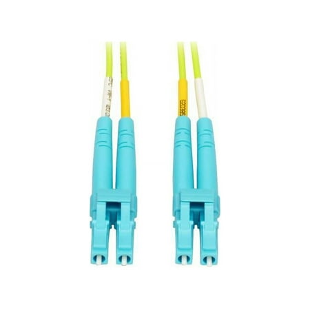 UPC: 0037332224255 | Tripp Lite Duplex Multimode Fiber Patch Cable OM5 LC to LC 50/125 100Gb 10M (N820-10M-OM5)