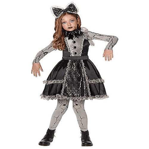 Kids Broken Doll Costume - The Signature Collection-Child Small ...