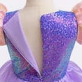 thumbnail image 6 of LOEL Girls Princess Dresses Birthday Cosplay Party Princess Dress up Purple Fairy Dress, 6 of 8