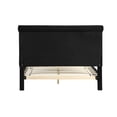 thumbnail image 2 of Best Master Furniture Ashley Tufted Velvet Fabric Full Platform Bed in Black, 2 of 3