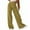 Yellow, variant on AKOEE Women's Wide Leg Corduroy Pants with Pockets High Waisted Straight Fit Work Dressy Casual Trousers (XL, Brown)