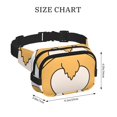 thumbnail image 4 of Disketp Prince Corgi Dog Riñonera de Doble Capa, Bolsa de Cintura Ajustable para Viajes, Correr y Senderismo, Riñonera Ligera para Hombre y Mujer, 4 of 9