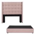thumbnail image 1 of Box Base Cama King Size + Cabecera Titan Rosa, 1 of 8