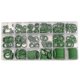 thumbnail image 1 of Rubber 270pcs Set Car Air Conditioning Refrigerant A/C Trim Repair O-Ring Seal, 1 of 4