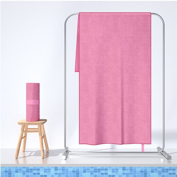 RKZDSR Compact Quick-Dry Sports Towel - Lightweight Microfiber Fitness Towel for Gym, Travel, and Beach - Ultra-Absorbent Soft Towels with Sand-Free Design (Multicolor, 100x30cm)