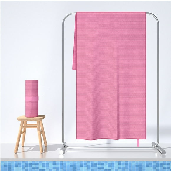 Double Sided Velvet Quicks Dry Towel Portable Sports Towel Outdoor Swimming Beach Fitness Towel Sweat Absorption