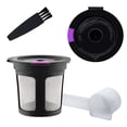 thumbnail image 5 of Reusable Cups for Keurig K-Cup 2.0 and 1.0 Coffee Maker, Refillable Filter Pods - Pack of 2 (Purple & Black), 5 of 7