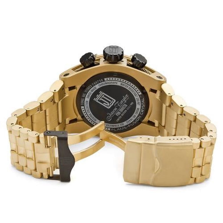 GAME & WATCH GOLD 3種セット Invicta Men's 14432 Jason Taylor Analog Display Swiss Quartz Gold