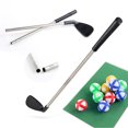 thumbnail image 5 of Kids Golf Set with Thickened 3MM Golf Game Mat Erasable Scoreboard Club Sticky Balls Golf Practice Mini Golf Game for Children as shown, 5 of 5