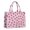 Red Strawberry Plants-1, variant on Large Capacity Tote Bag,Red Strawberry Plants Fruit Pink Pattern Handbag Fashion Luxury Tote Bag,15.7"x13"x 5.1" Inches,Laptop Compatible