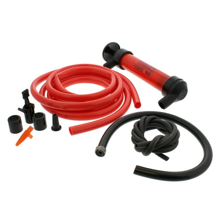 ABN Siphon Syphon Transfer Pump Kit for Fuel Gasoline Gas Water Oil (Best Cars To Siphon Gas From)
