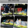 thumbnail image 3 of FOR U DESIGNS Cute Bunny Duck Flower Print Trunk Mat Cargo Liner Non-Slip All Weather Rear Trunk Protection Durable Cargo Liner for SUV Truck Van, 3 of 7