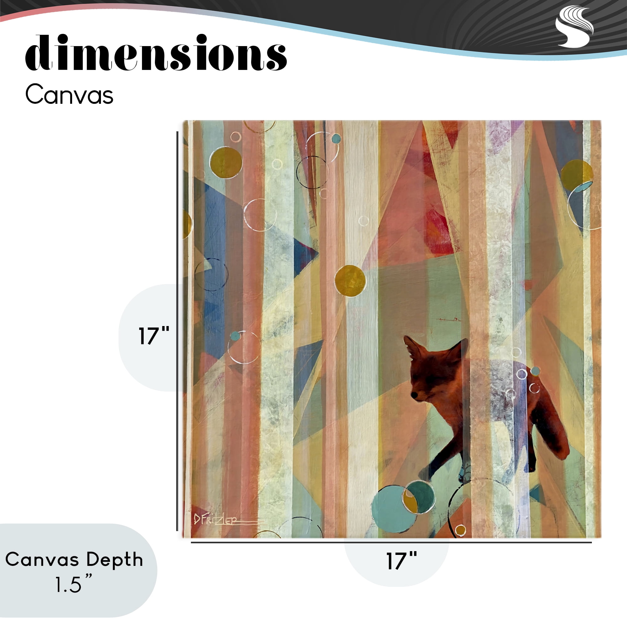 Stupell Industries Making My Move Fox Canvas Wall Art, design by Dianna Fritzler