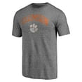 thumbnail image 2 of Men's Heather Gray Clemson Tigers Arched City Tri-Blend T-Shirt, 2 of 3
