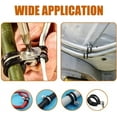 thumbnail image 4 of Rubber Cushioned Stainless Steel Cable Clamp, Hose Clamp (1-3/4 Inch) - 12 Pack, 4 of 4
