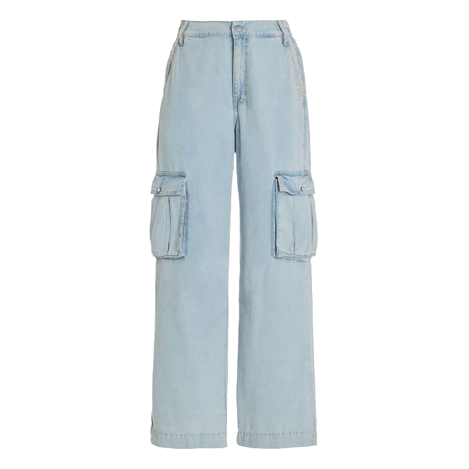 ZHAGHMIN Women'S Cargo Pants High Waisted Baggy Cargo Jeans