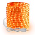 thumbnail image 1 of Luces tipo cuerda, naranja brillante, 18 pies, 216 LED, 120 V, resistentes al agua, 1 of 6