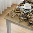 thumbnail image 4 of Vinyl Rectangle Tablecloth, Spring Garden Blooms and Buds Flannel Backed Table Cloth, Spring Hydrangea Floral, 4 of 7