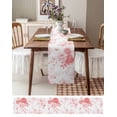 thumbnail image 3 of Boanket Pink Floral Art Table Runner - 90 Inch Long, Kitchen Dining Table Runner Dresser Scarves, Watercolor Botanical Spring Flowers Farmhouse Home Decor for Coffee Table Wedding Party Banquet, 3 of 8